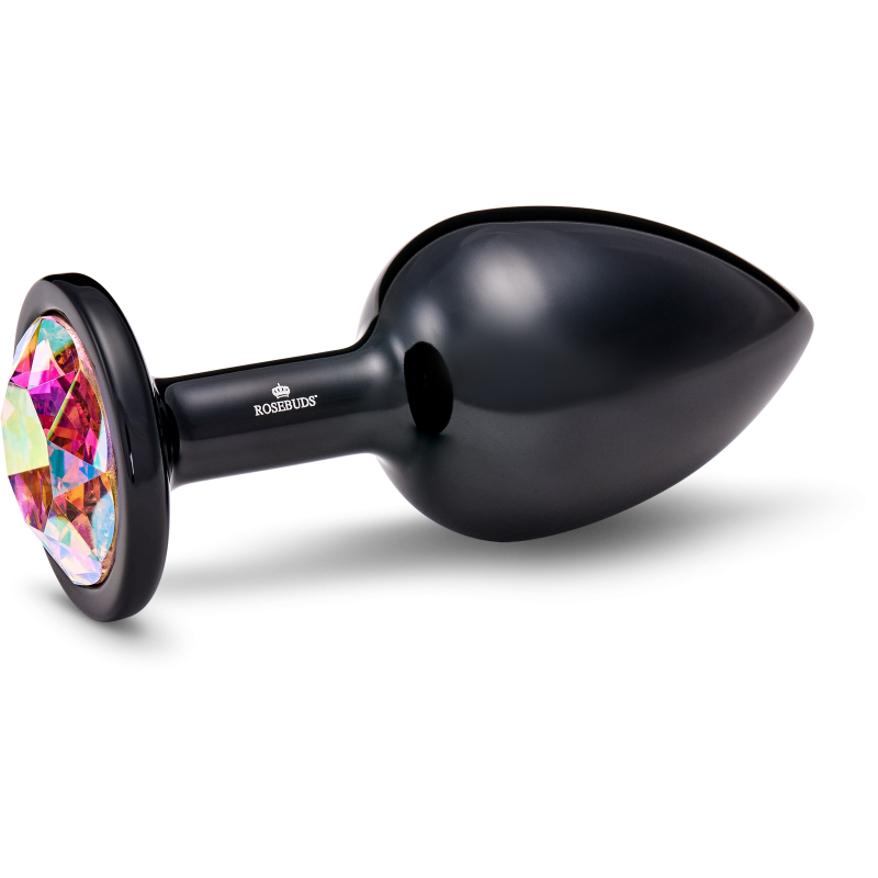 LARGE ALUMINUM BLACK CRYSTAL