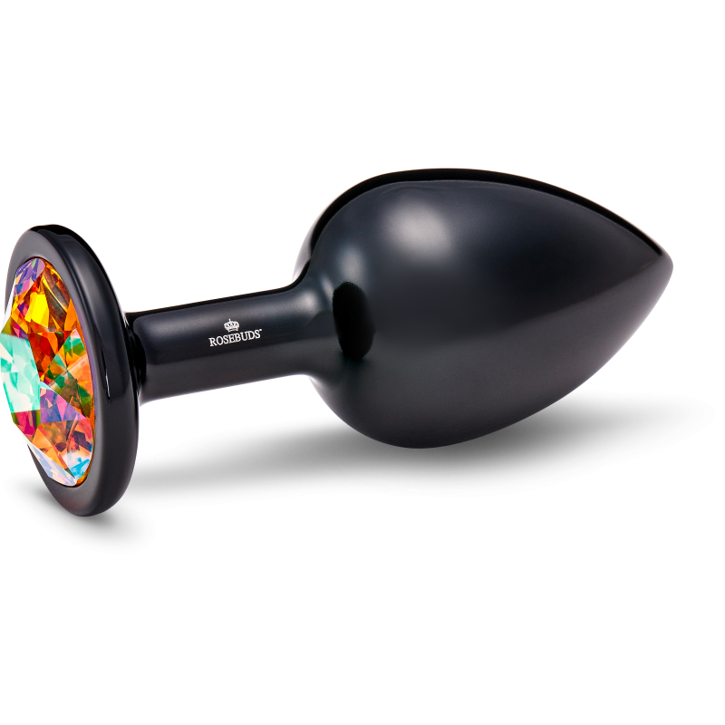 LARGE ALUMINUM BLACK CRYSTAL