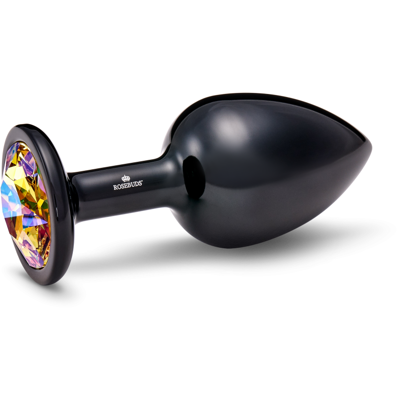 LARGE ALUMINUM BLACK CRISTAL