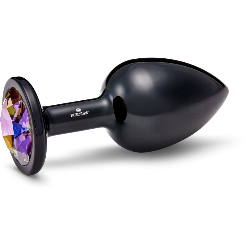 LARGE ALUMINUM BLACK CRYSTAL