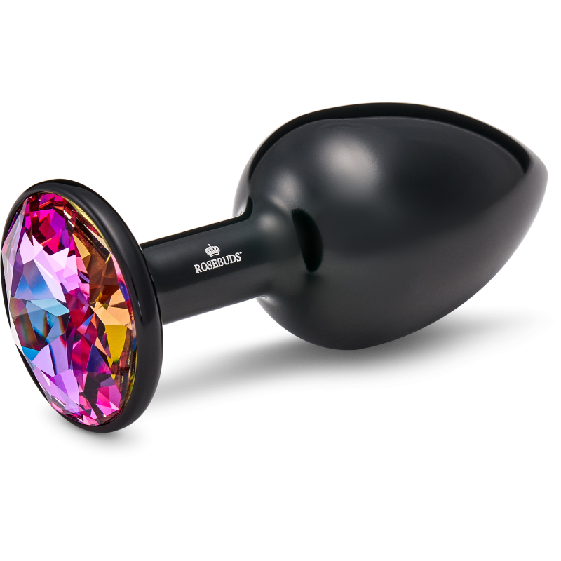 MEDIUM ALUMINUM BLACK CRYSTAL