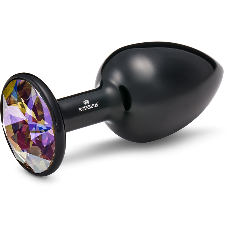 MEDIUM ALUMINUM BLACK CRYSTAL