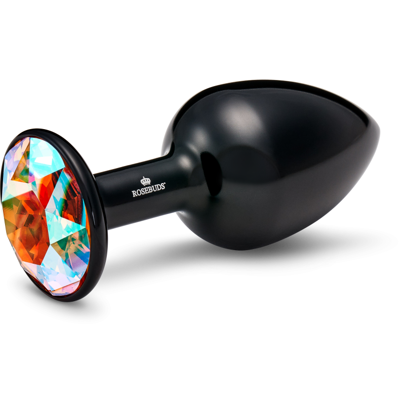 MEDIUM ALUMINUM BLACK CRYSTAL