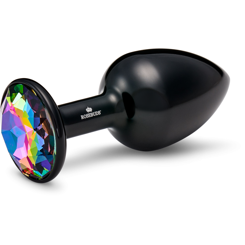 MEDIUM ALUMINUM BLACK CRYSTAL