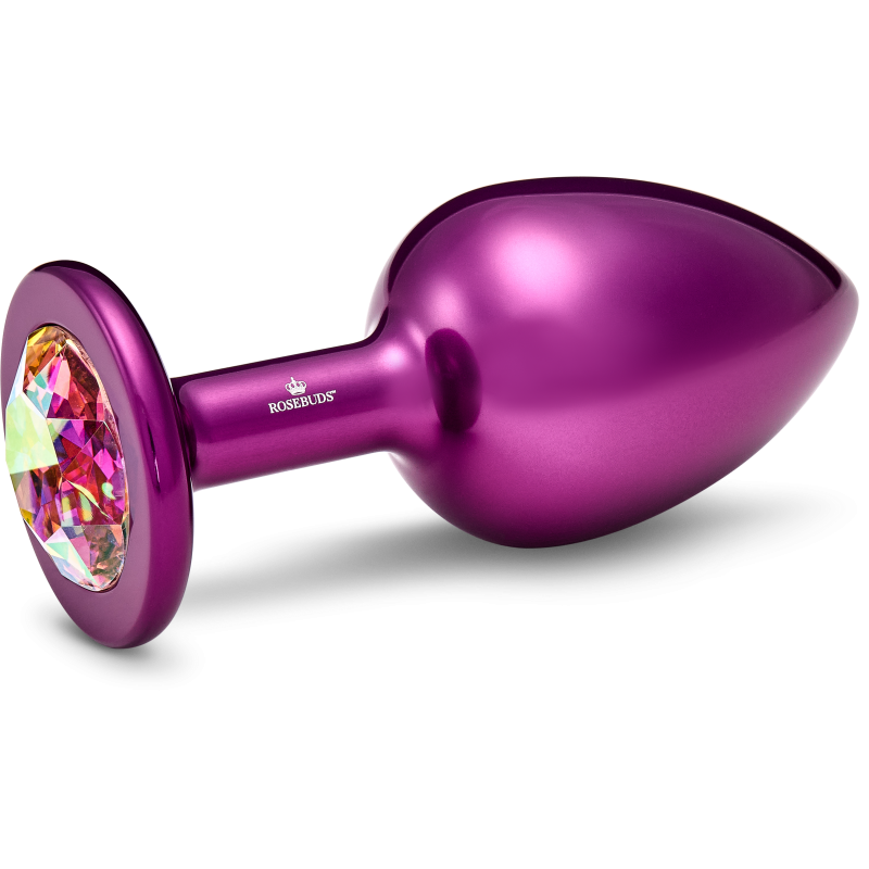 EXTRA LARGE ALUMINUM PURPLE CRYSTAL