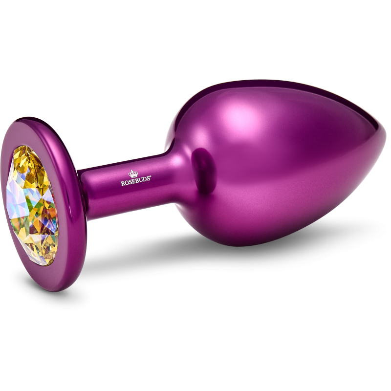 EXTRA LARGE ALUMINUM PURPLE CRYSTAL