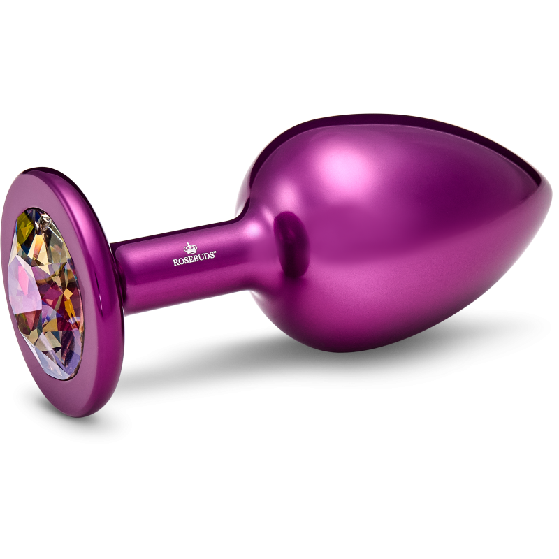 EXTRA LARGE ALUMINUM PURPLE CRYSTAL