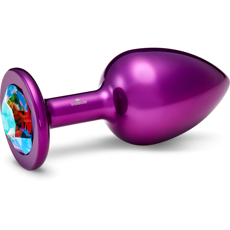 EXTRA LARGE ALUMINUM PURPLE CRYSTAL