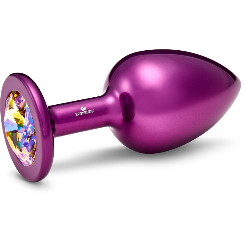 EXTRA LARGE ALUMINUM PURPLE CRYSTAL