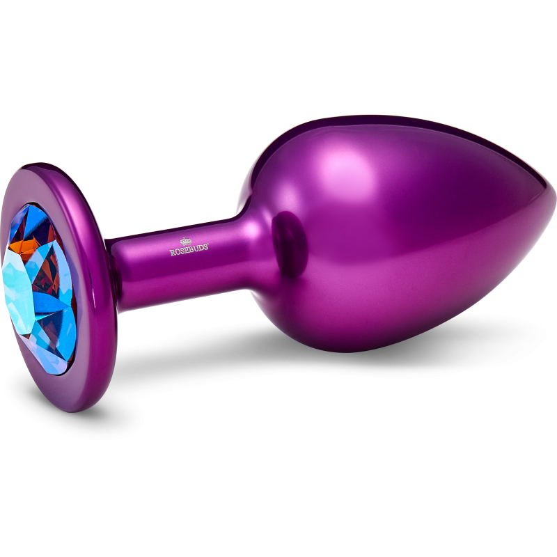 EXTRA LARGE ALUMINUM PURPLE CRYSTAL