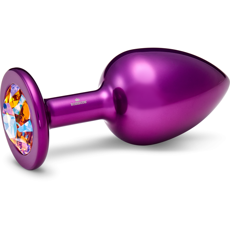 EXTRA LARGE ALUMINUM PURPLE CRYSTAL