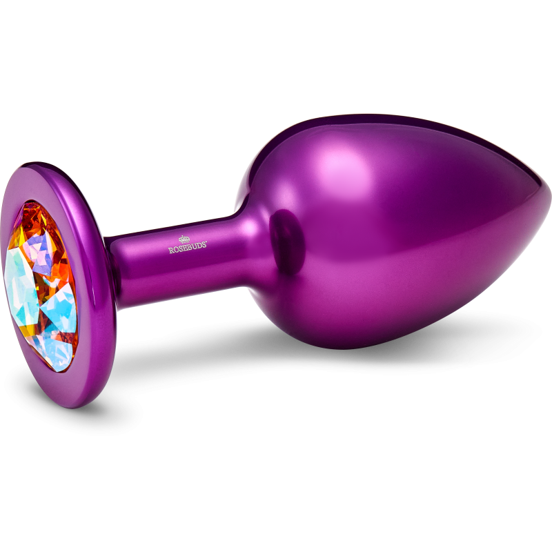 EXTRA LARGE ALUMINUM PURPLE CRYSTAL