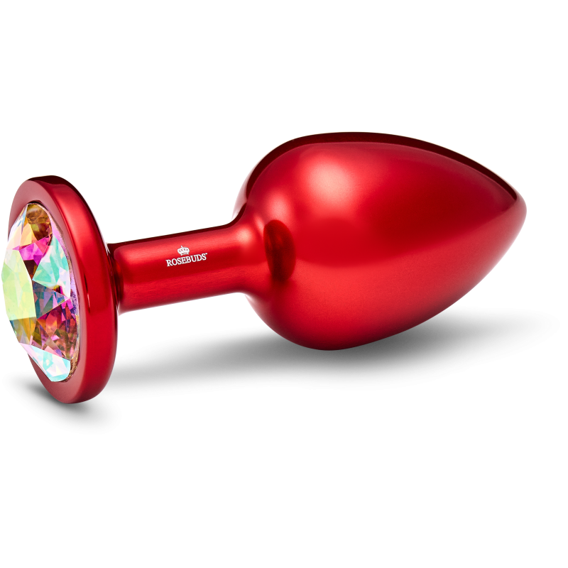 LARGE ALUMINUM RED CRYSTAL