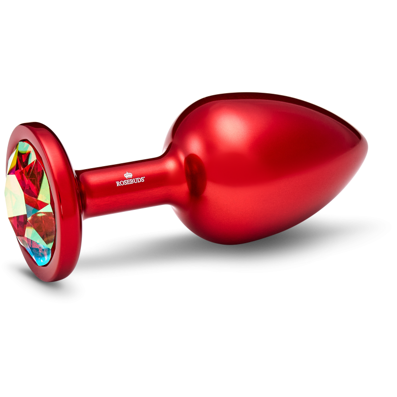 LARGE ALUMINUM RED CRYSTAL