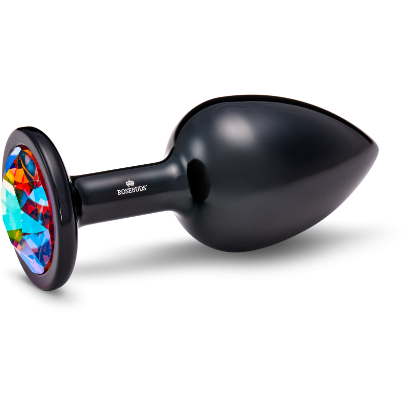 LARGE ALUMINUM BLACK CRYSTAL