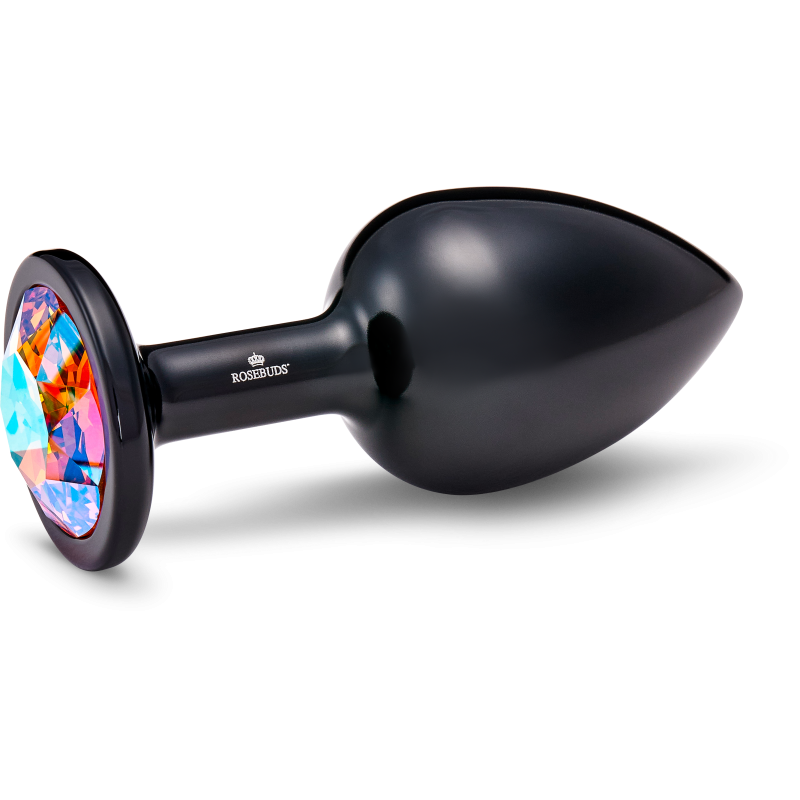 LARGE ALUMINUM BLACK CRISTAL