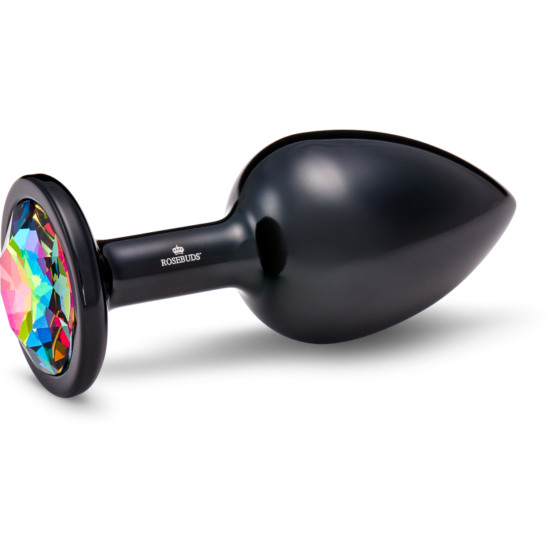 LARGE ALUMINUM BLACK CRYSTAL