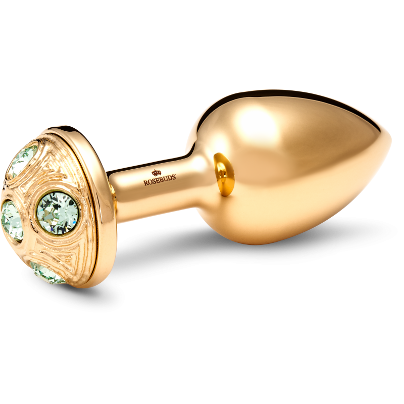 Medium Inox Gold Strassbud Gold Crystal