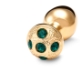 Medium Inox Gold Strassbud Gold Crystal