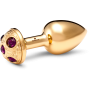 Medium Inox Gold Strassbud Gold Crystal