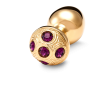 Medium Inox Gold Strassbud Gold Crystal