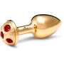 Medium Inox Gold Strassbud Gold Crystal