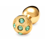 Medium Inox Gold Strassbud Gold Crystal