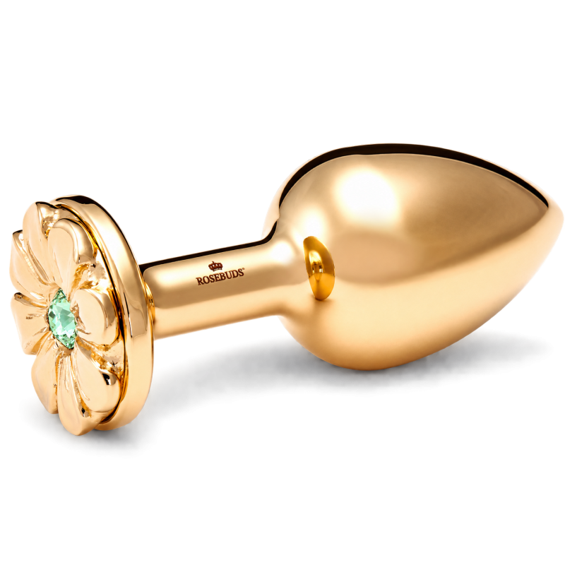 Medium Stainless Steel Gold Daisy Gold 8MM